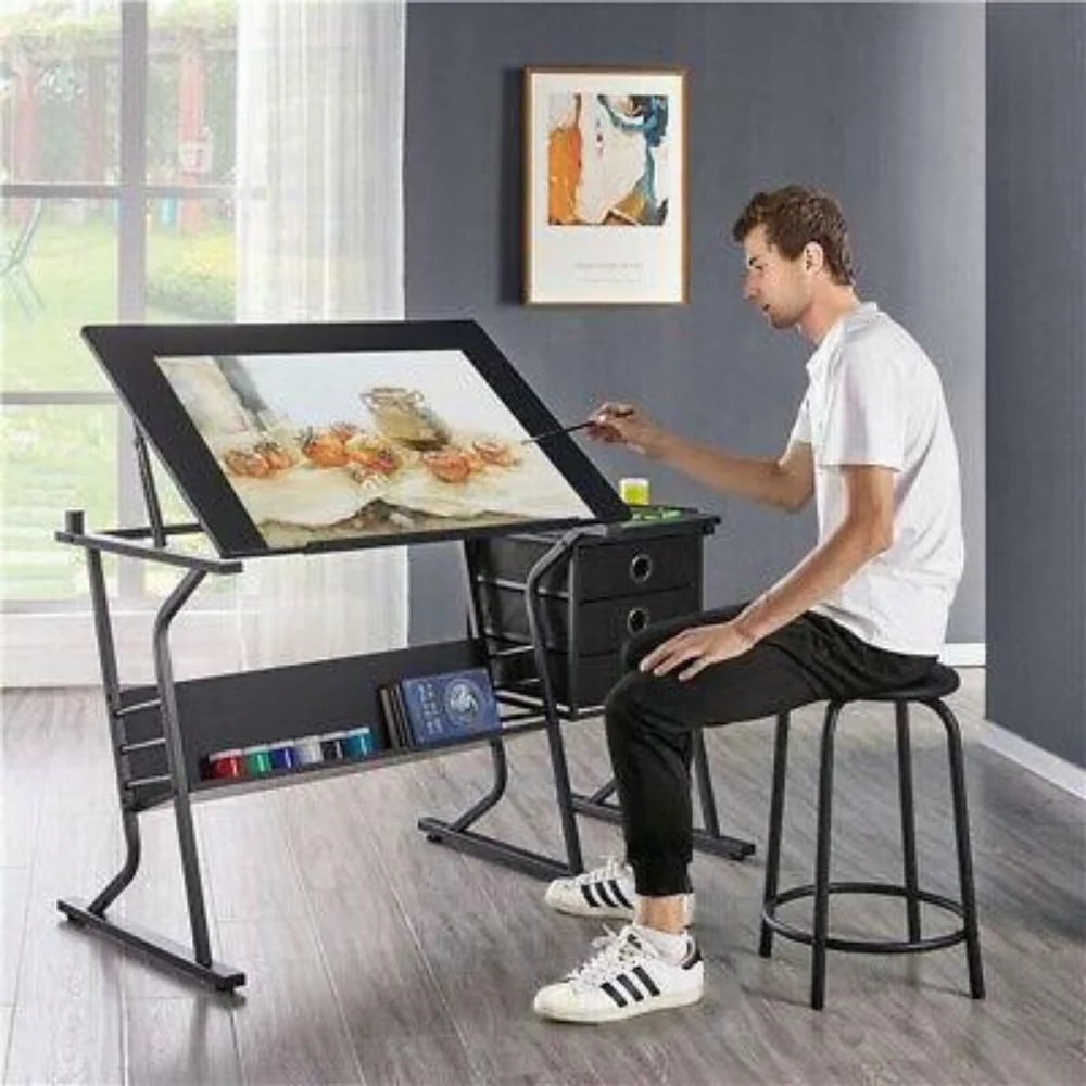 Minimalist Large Adjustable Architectural Drafting Drawing Table Desk Premium Material