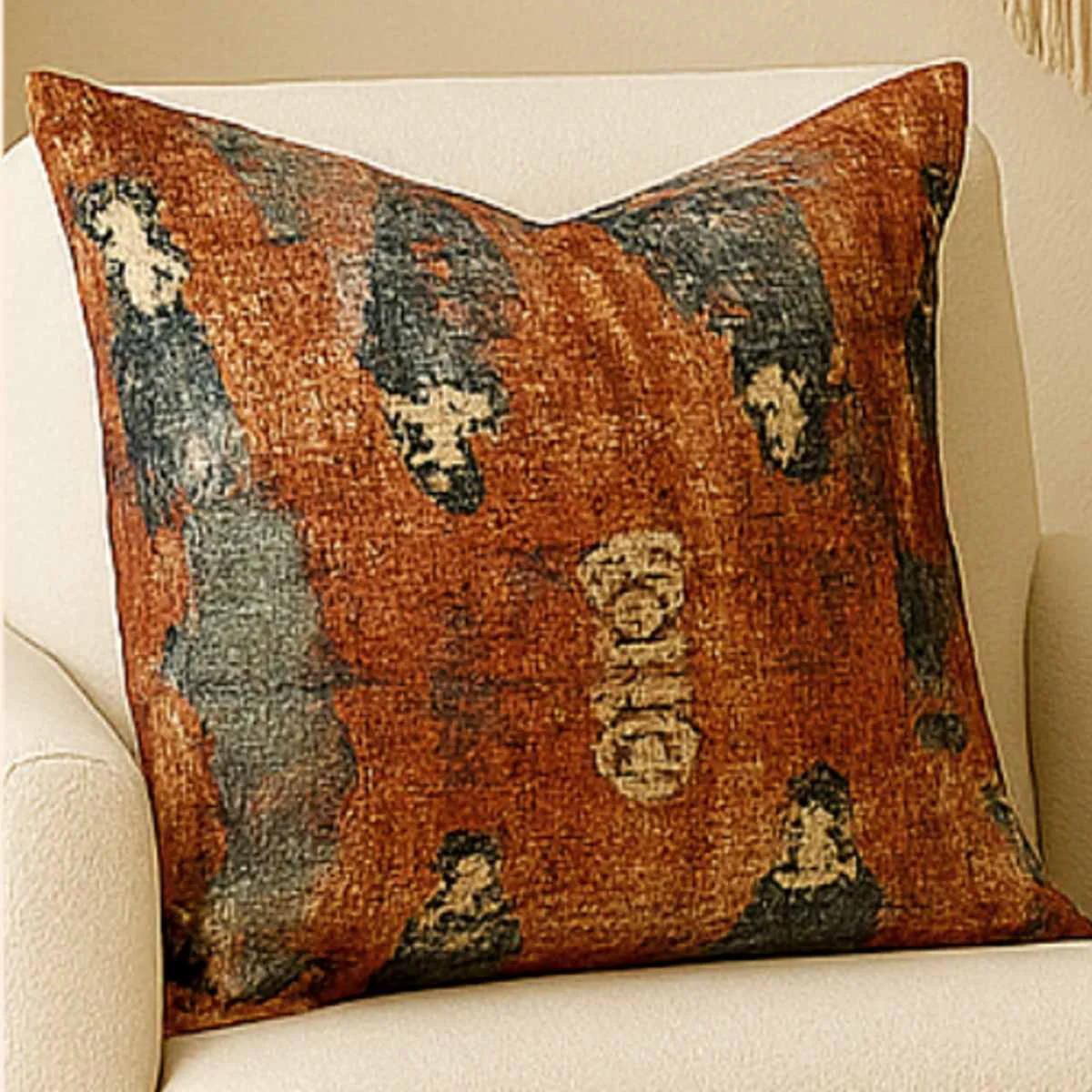 Effective The Inspiring Home Rani Block Printed Throw Pillow Sustainable
