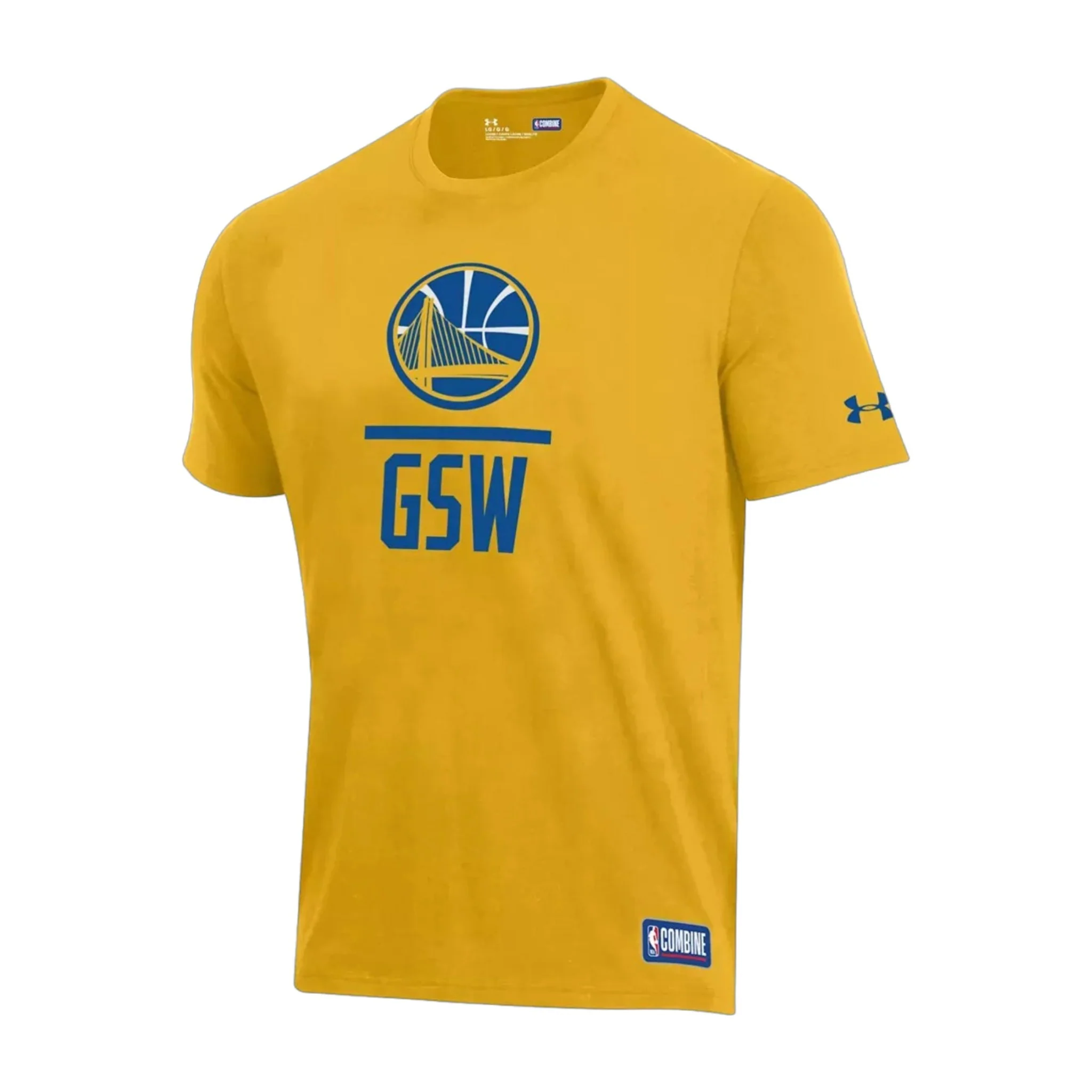 Breathable Under Armour Youth NBA Gsw Combine Lock Up T-Shirt T-Shirts Green
