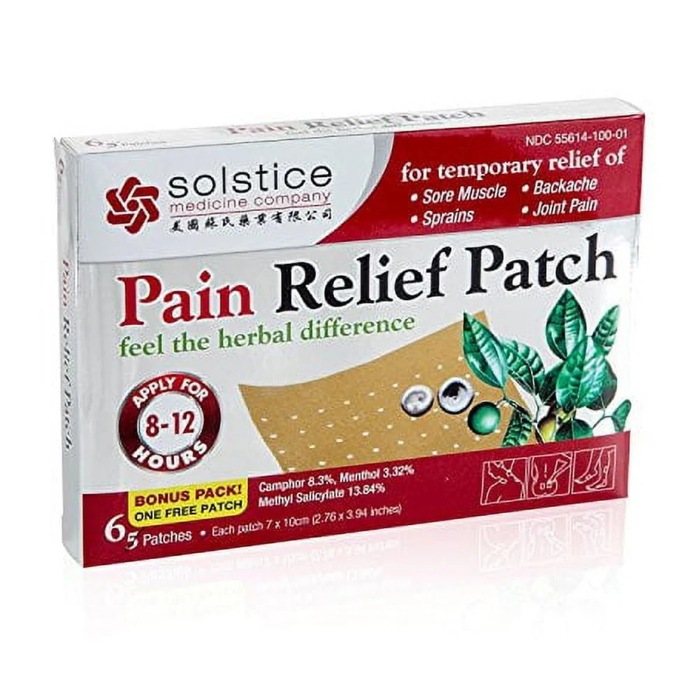 Fast Solstice Medicine Company Pain Relief Patch 6 Ea Professional
