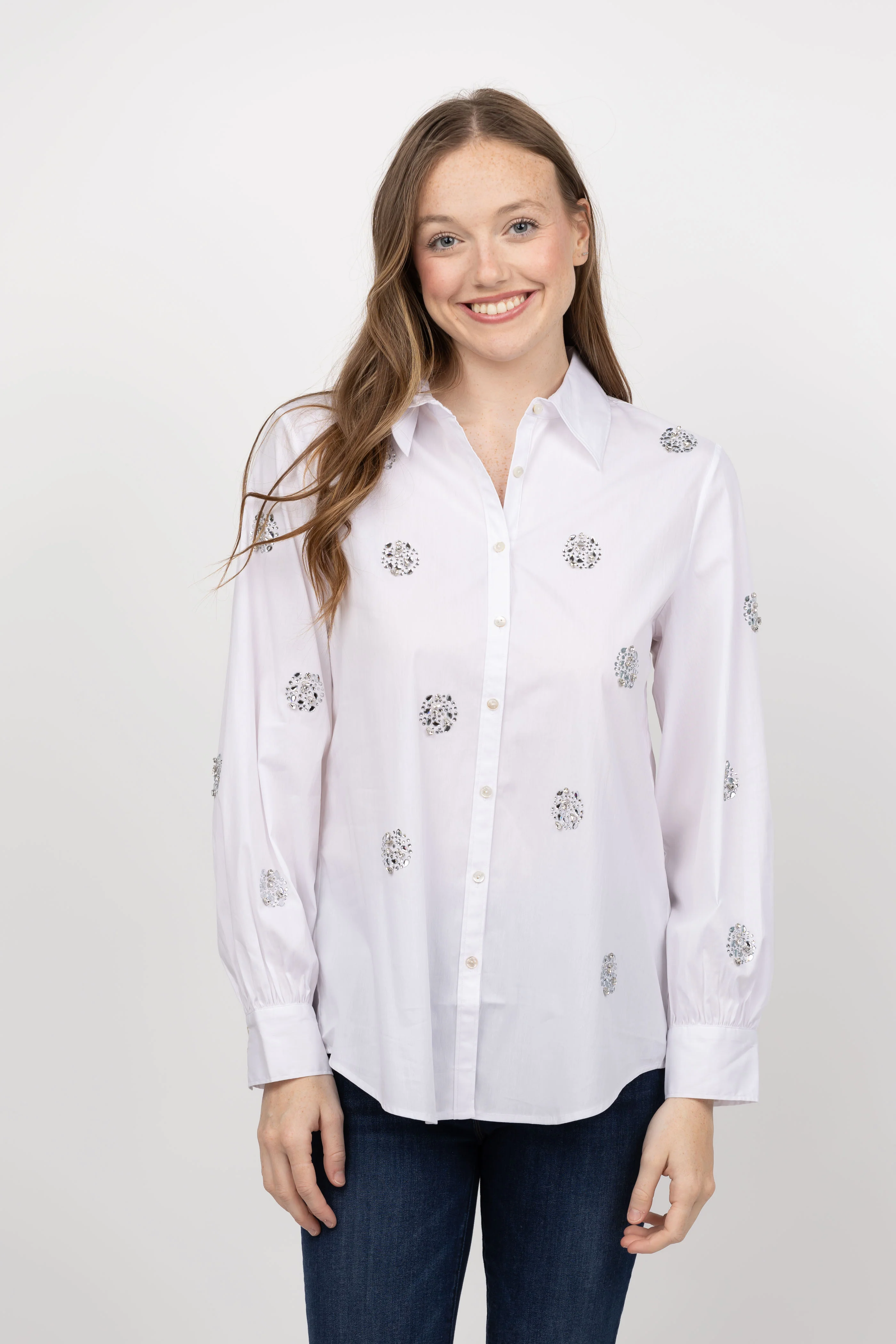 World-Class Cinq a Sept Tianna Top in White Verified