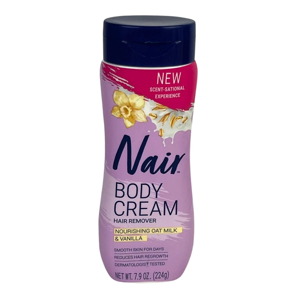 Artisan Nair Hair Remover Body Cream with Nourish Oat Milk and Vanilla 7.9Oz 224g Fast