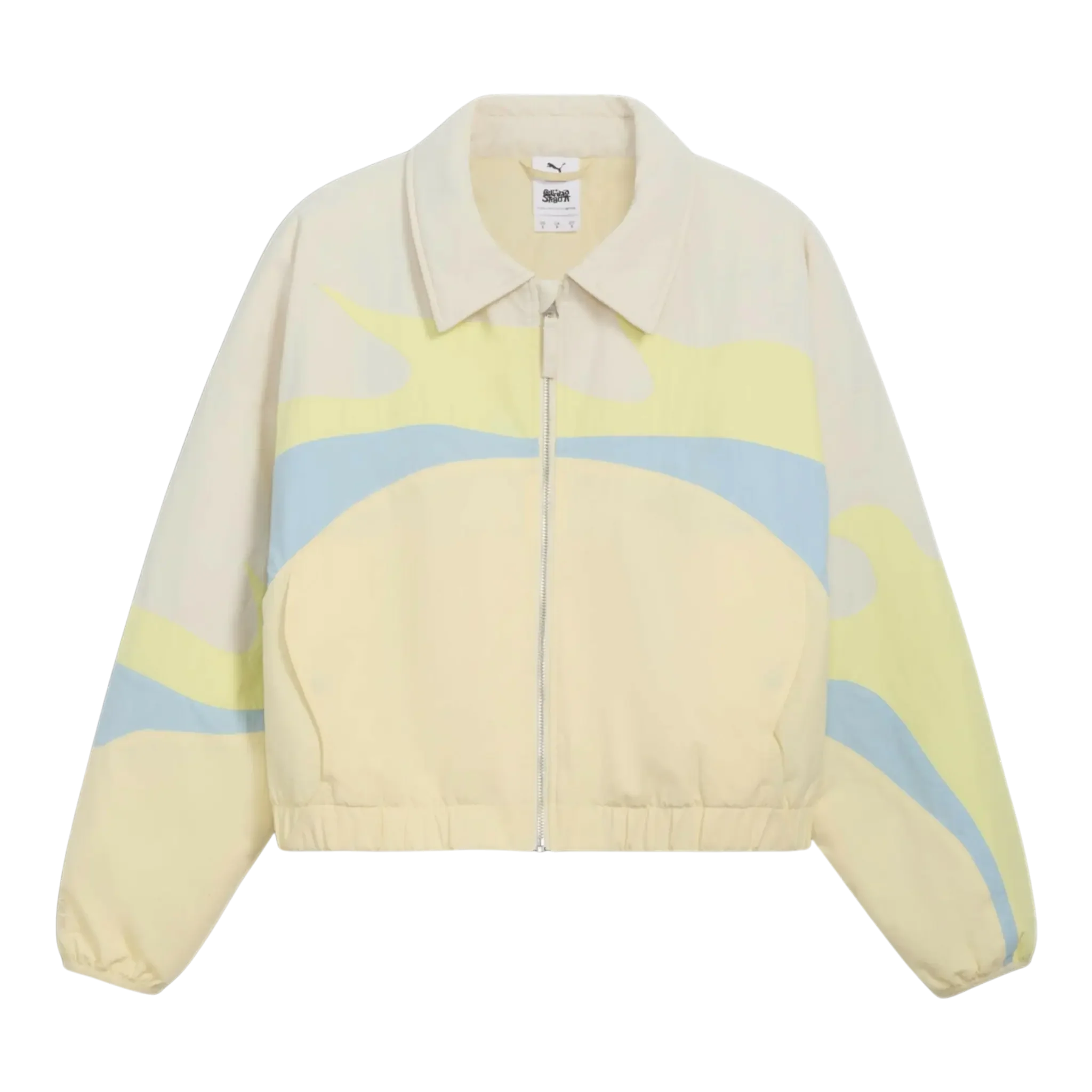 Professional Puma x Collina Strada Women Cellerator Jacket Creamy Vanilla Detailed