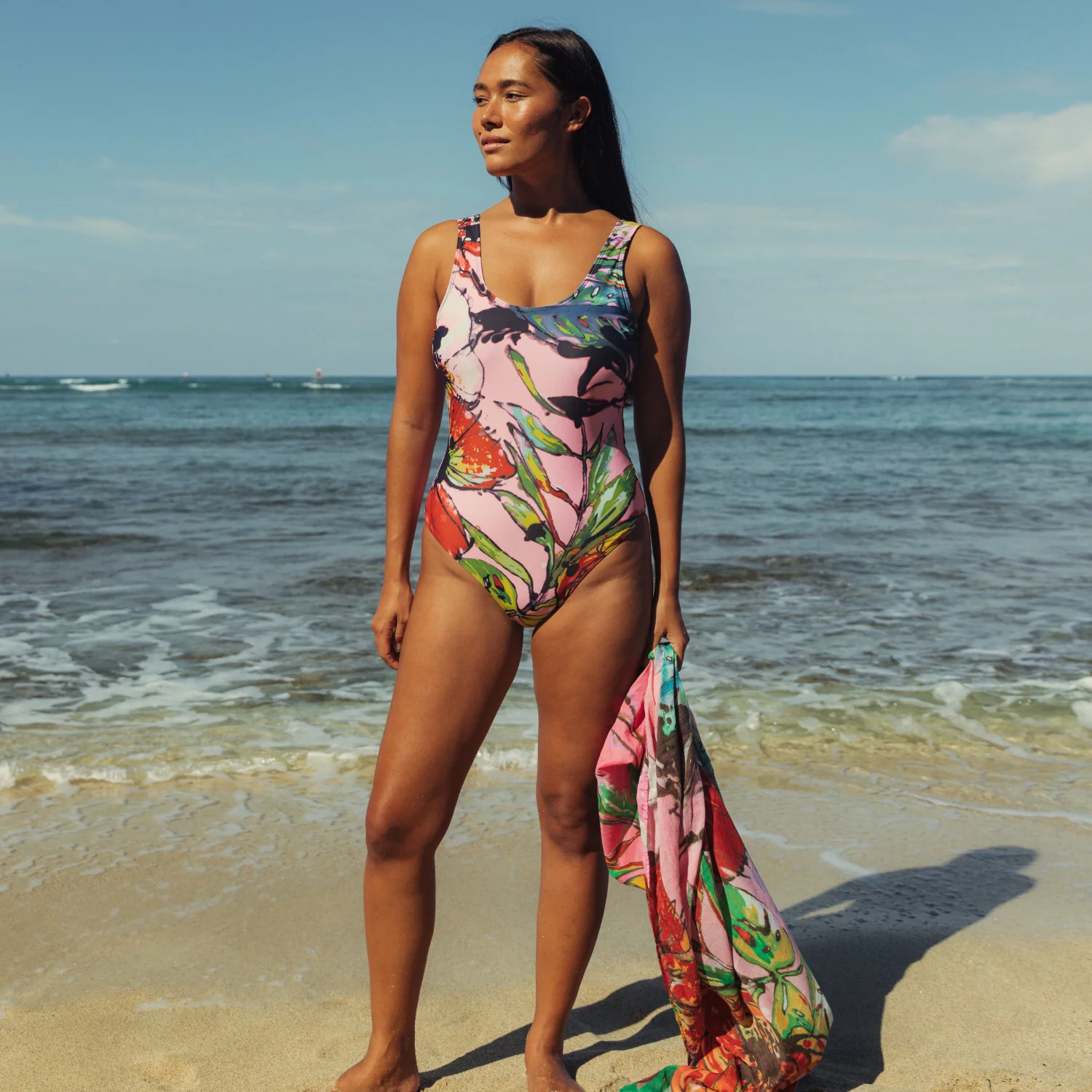 Solid Women's One Piece Swimsuit - Marseille Verified
