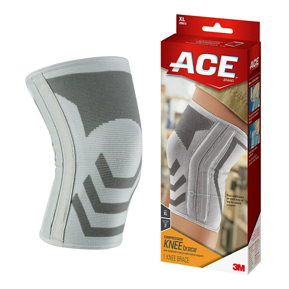 Minimalist Ace Knitted Knee Brace With Side Stabilizers Extra Large 1 Ea Powerful