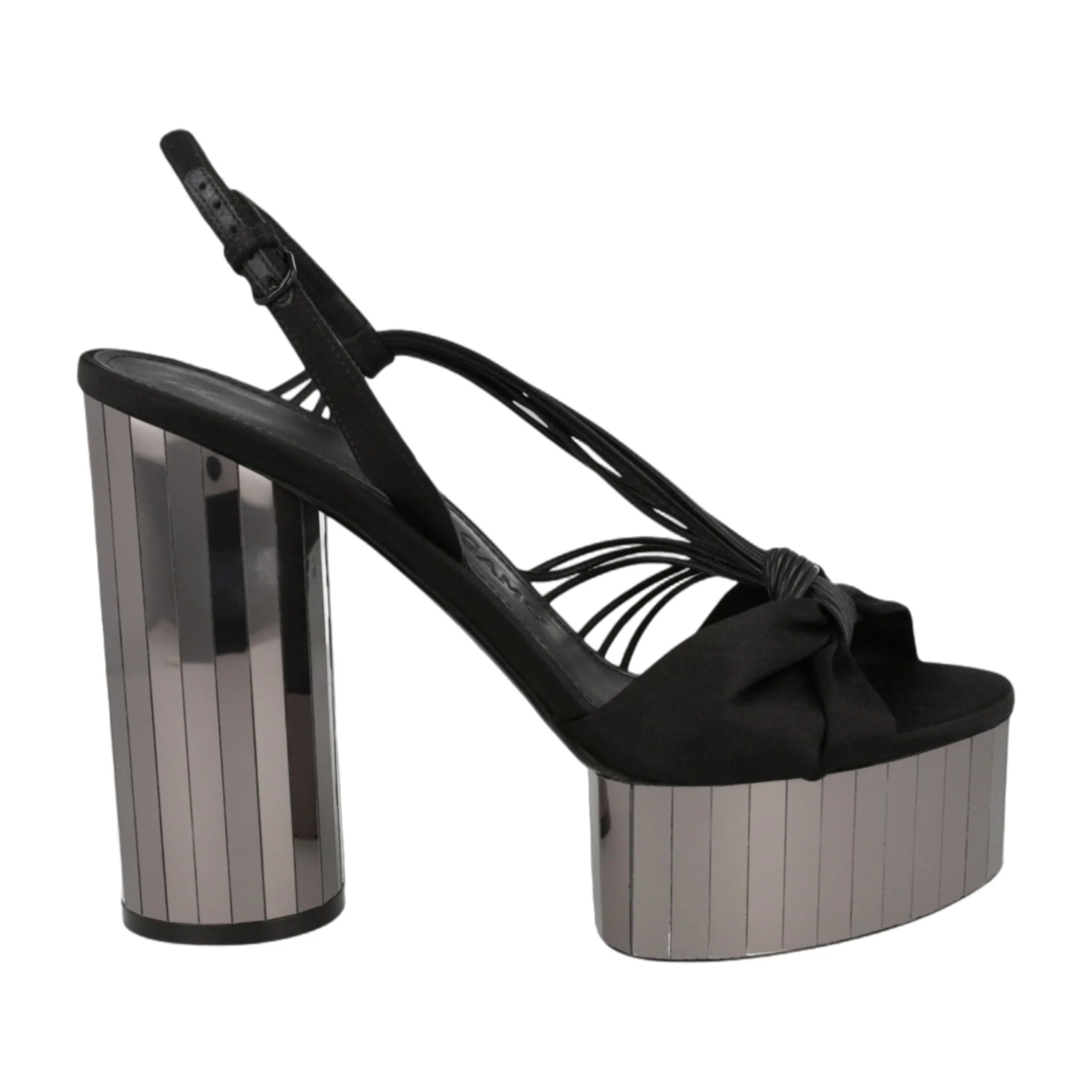 Detailed Ferragamo Sabrina Mirrored Platform Heels Dependable