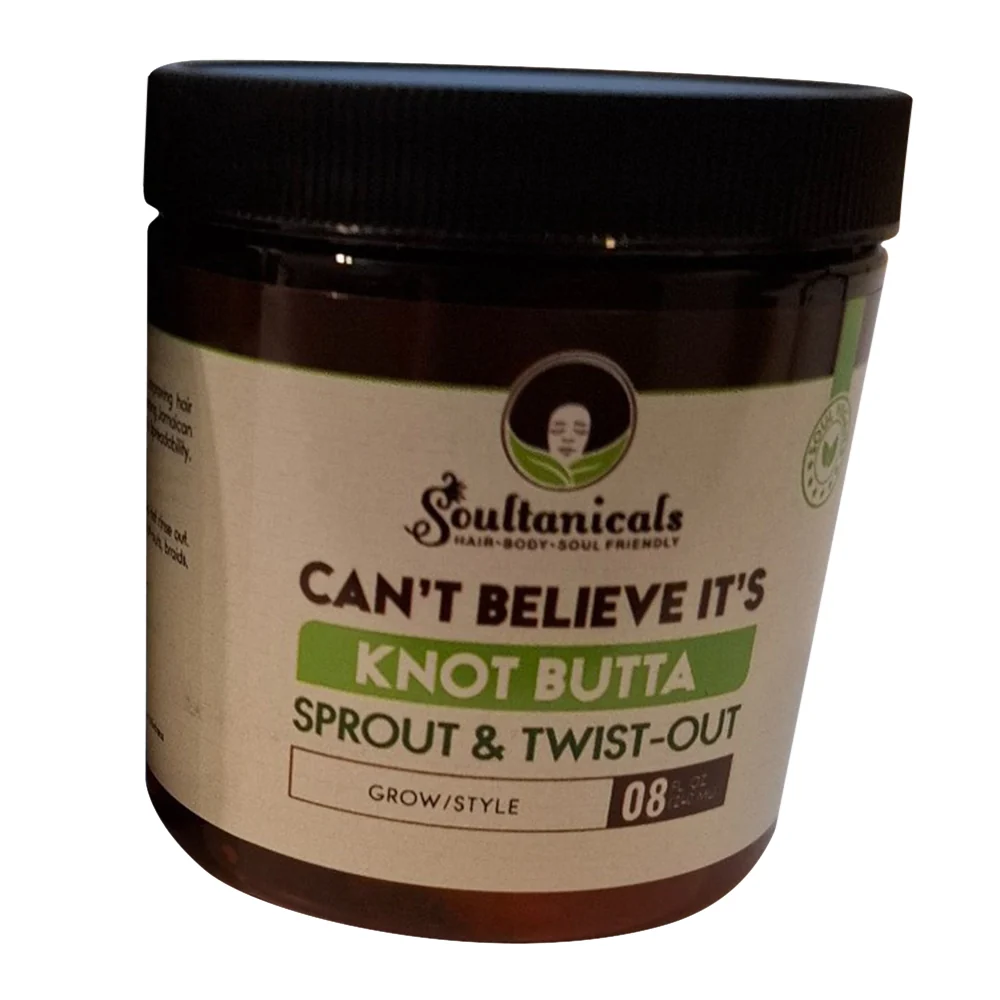 Advanced Soultanicals Sprout Knot Butta Moisturize for Coils 8 Oz Easy-to-Use