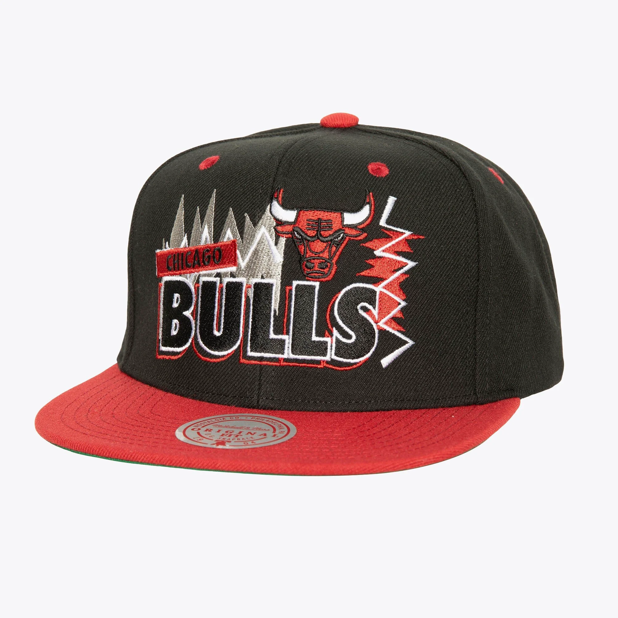 Exclusive Mitchell Ness Men's NBA Buzz Snapback Bulls Snapback Caps Fast