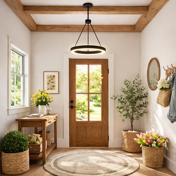 High-Performance Adjustable Round LED Chandelier Efficient
