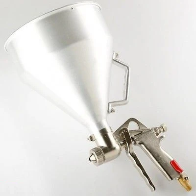 First-Class Air Powered Wall Drywall Texturing Texture Finishing Gun Spray Hopper Sprayer Verified