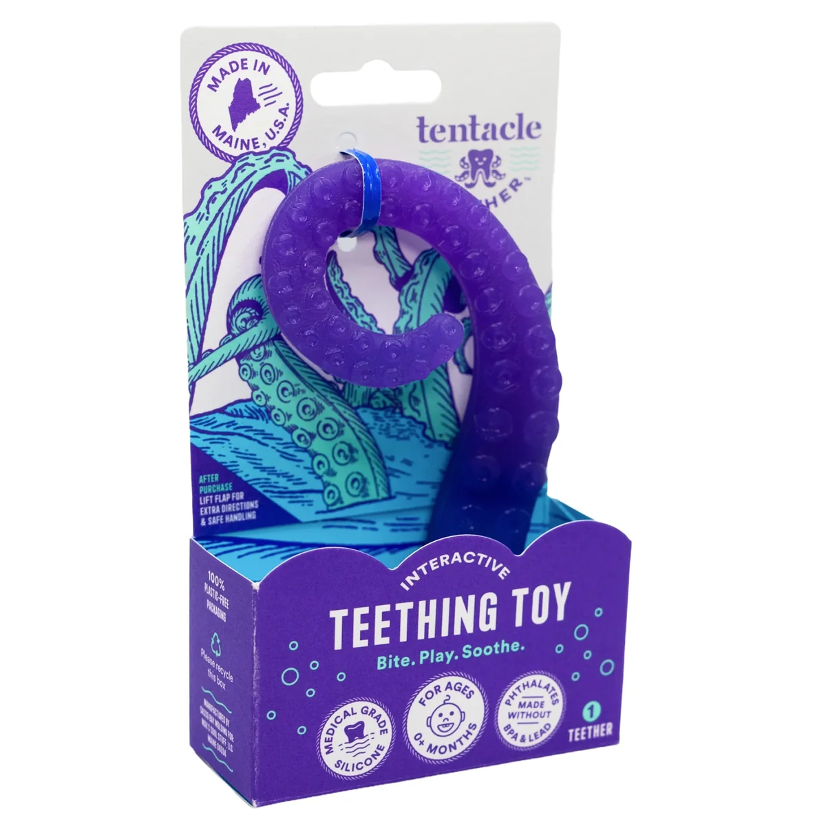 Exclusive Tentacle Teether Solid