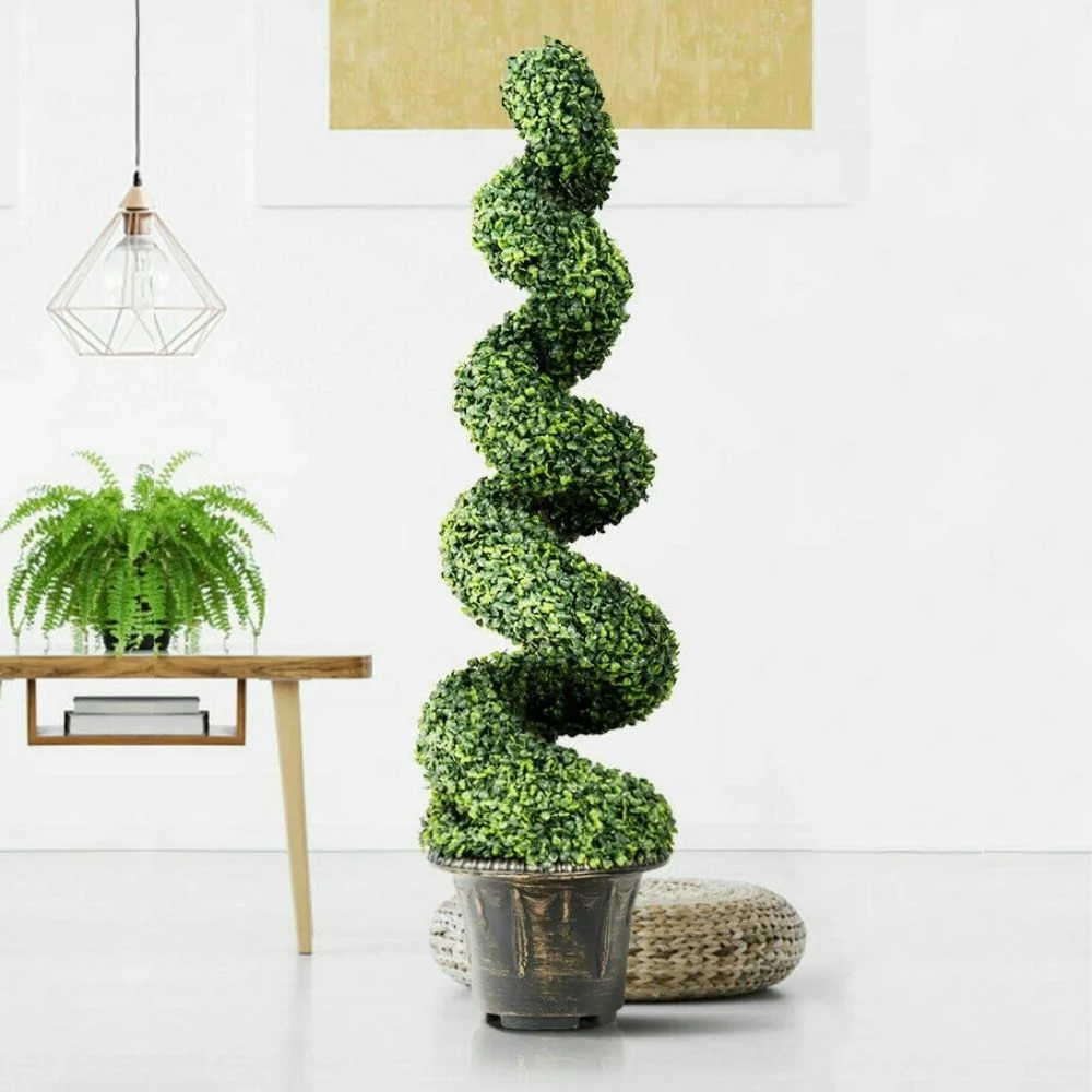 Unique Artificial Indoor Outdoor Decorative Faux Topiary Tree Plant Genuine