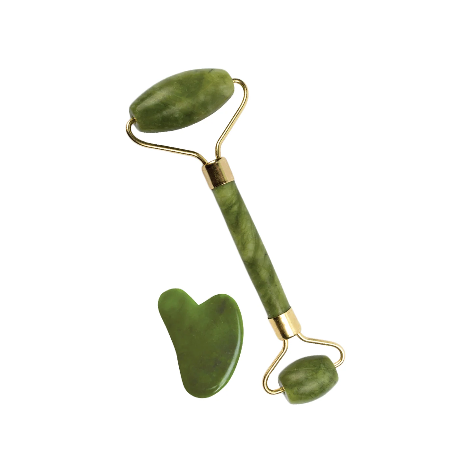 Breathable Gua sha Jade Roller face massager set Face roller for acne Original Design