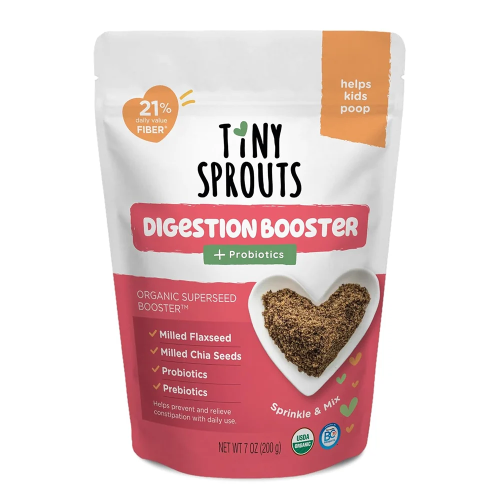 Luxury Tiny Sprouts Organic Digestion Booster Plus Probiotics for Kids Digestive Health and Gut Wellness 7Oz 200g Superior