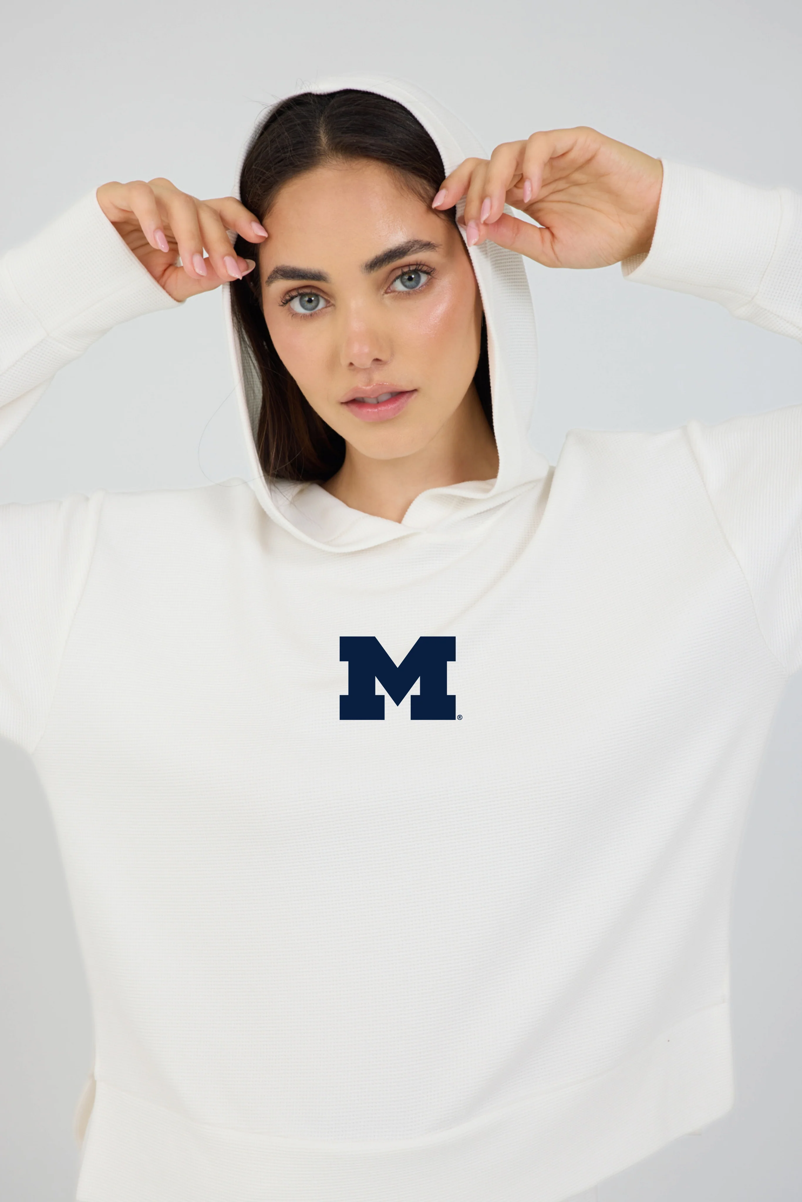 Advanced Relaxed Fit Waffle Hoodie Michigan Responsible