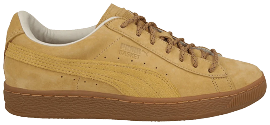 Sustainable Puma Youth Basket Winterized Taffy Jr 'Caramel Candy' Sneakers Dependable