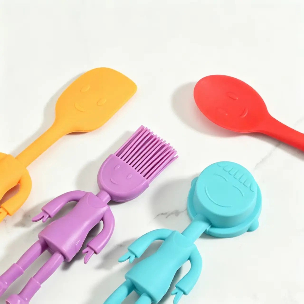 Premium Material Kids Silicone Baking Tool Set BPA Genuine