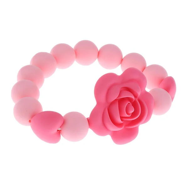 Original Design Maxbell Baby toothpaste molars bracelet Pink Carefully Designed