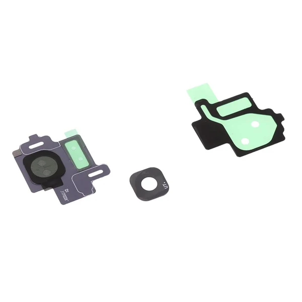 User-Friendly Phone Back Rear Camera Glass Lens Frame Adhesive Sticker for Samsung Galaxy S8 Black Unique