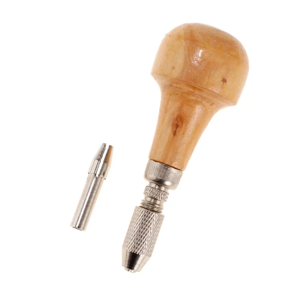 Authentic Maxbell Jewelers Pin Vise Vice Wooden Handle Twisting Wire Wrapping Collet Watches Easy-to-Use