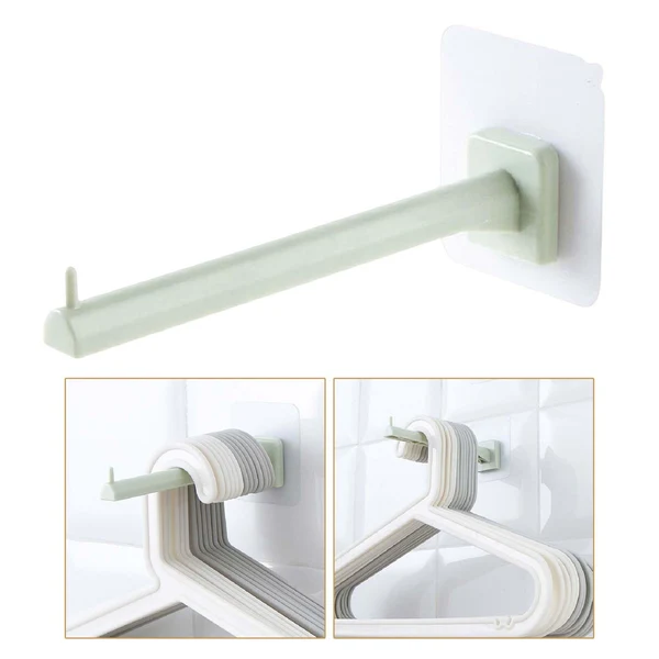 High-Grade Maxbell Multifunctional Clothes Hanger Rack Organizer for Balcony Laundry Room Green Premium Material