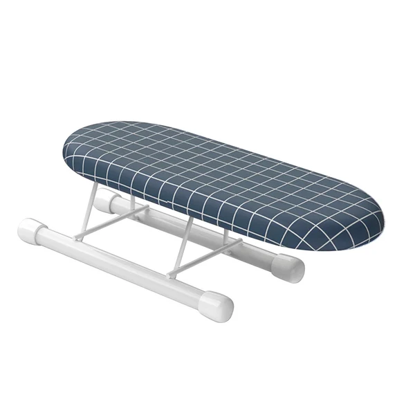 Practical Maxbell Small Folding Ironing Board Ironing Cuffs Neckline for Home Blue Reusable