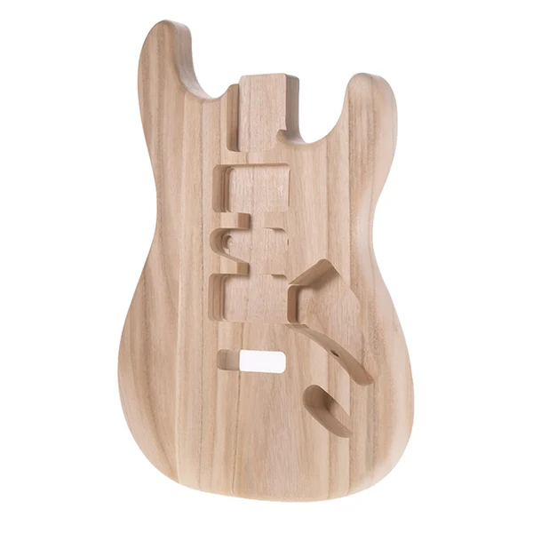 Refined Maxbell Wood Unfinished Electric Guitar Body for ST Electric Guitar DIY Accs Exceptional