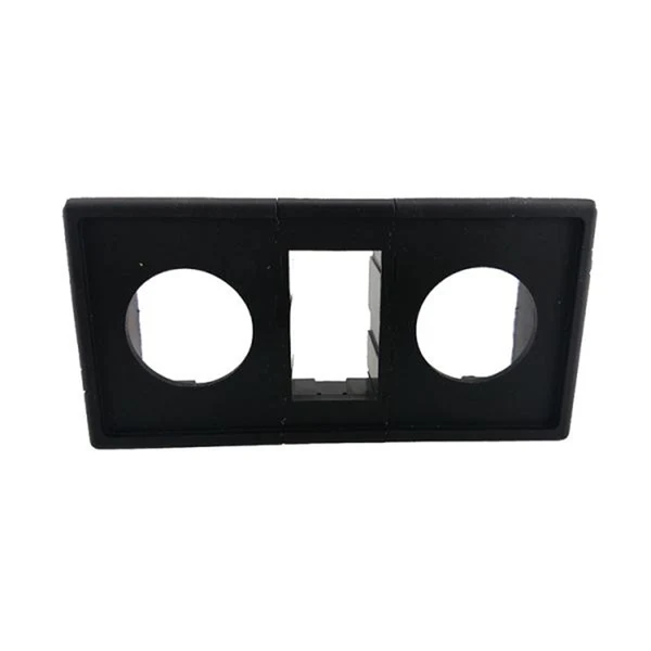 Consistent Maxbell 1 Square Rocker Switch Panel Housing and 2 Socket Holder Frame Green