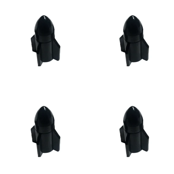 Relaxed Maxbell 4 Pieces Car Bike Motorcycle Tire Air Valve Stem Cover Dust Cap Black Modern