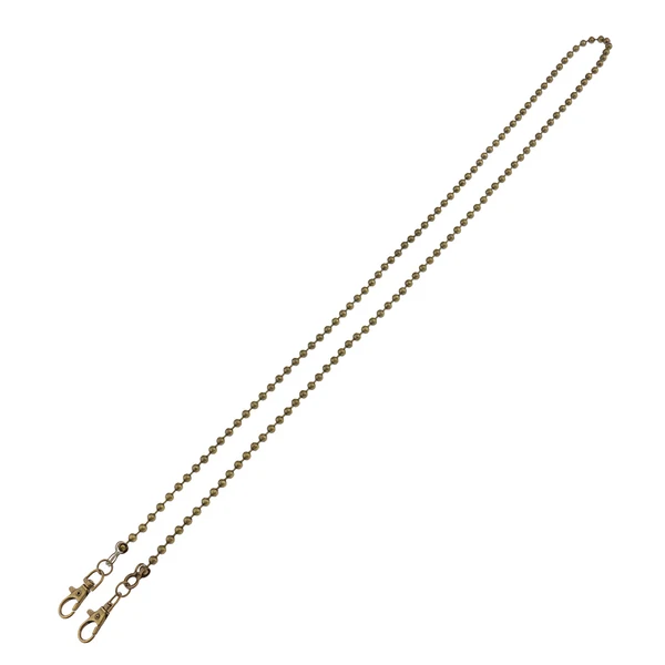 Breathable Maxbell Crossbody Bag Shoulder Bag Handbag Bead Chain Strap Bronze Comfortable
