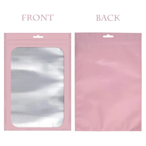 Innovative Maxbell 100x Mylar Bag Food Storage Container Snacks Jewelry Packing Storing Pink M Reliable