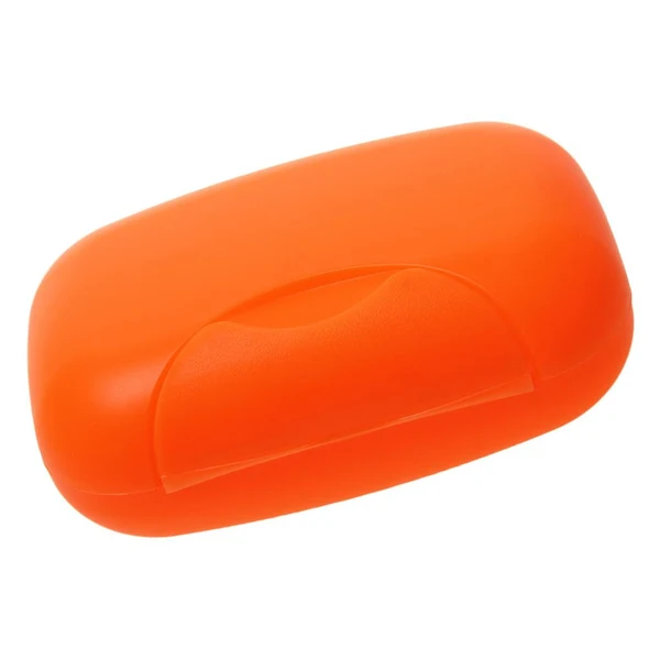 Trusted Maxbell Maxbell Plastic Soap Case Box Holder Dish Container Tin Kit for Travel Orange Smooth