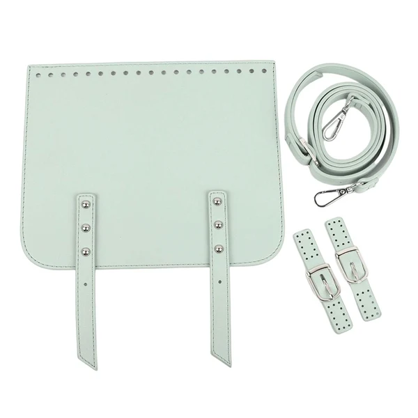 Practical Maxbell Handmade Bag Making Accessories Shoulder Bag Cover Purse Making for Backpack green Refined