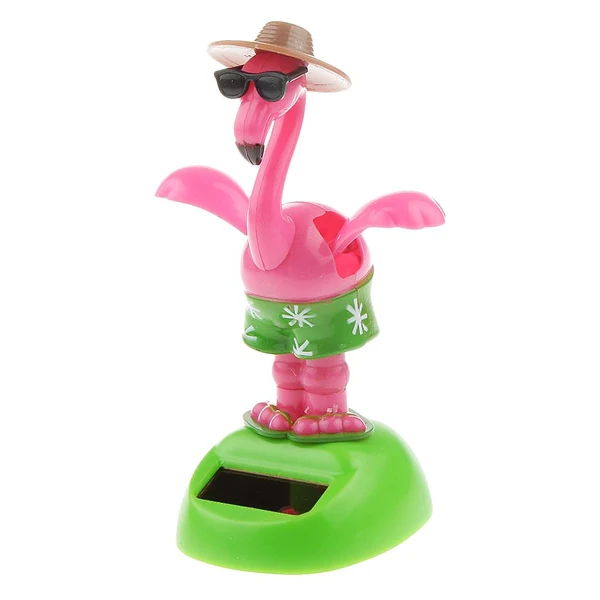 Fast Maxbell Solar Power Flapping Wing Swan Doll Car Ornament Home Decor Kids Toy Quality