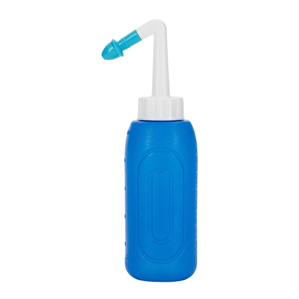 Practical Maxbell Sinus Rinse Bottle Comfortable 500ml Double Nozzle Nasal Nose Wash Adult Kid Smooth