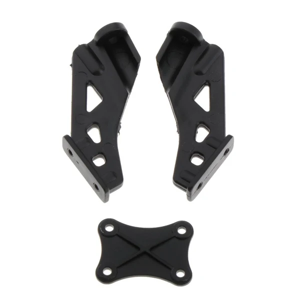 Refined Maxbell RC Car Rear Wing Fixed Parts Set for WLtoys 144001 RC Buggy Accessory Traditional