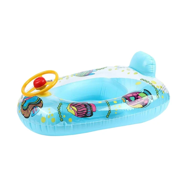 Detailed Maxbell Kids Inflatable Pool Floats Seat Swim Tube Toddlers Baby Swimming Float Blue Authentic