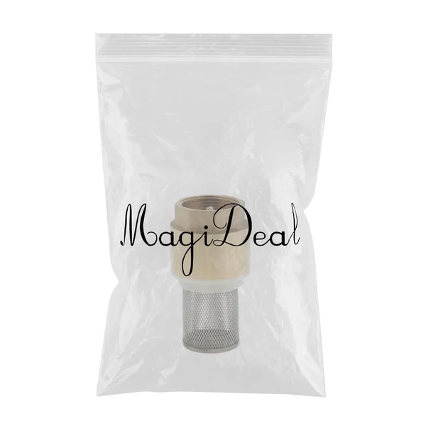 Sustainable Maxbell Brass Foot Valve Mesh Check Valve with Strainer Filter DN32 Enhanced