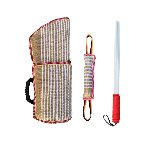 Fast Maxbell 3X Dog Bite Training Set Pet Supplies Agility Trainer for Fetching All Breed Red Original Design