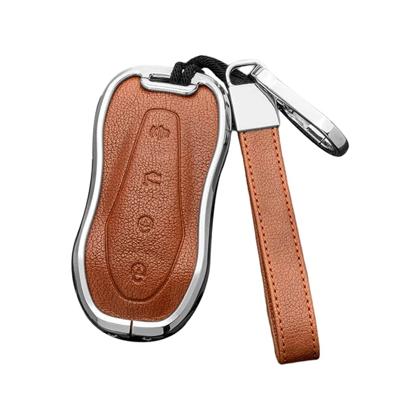 Functional Maxbell Key Fob Cover Full Protection Key Protective for Geely Style C Smooth