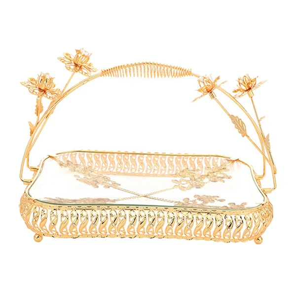 Trendy Maxbell Fruit Serving Tray Rectangle for Celebration Kitchen Table Centerpiece Trusted
