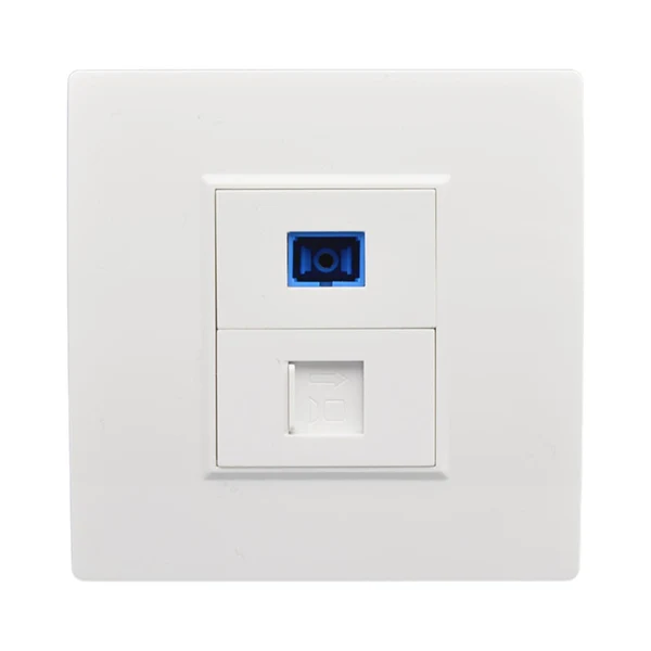 Top-Quality Maxbell Ethernet Wall Plate Outlet Fittings Easy Installation for Cable Installation Outstanding