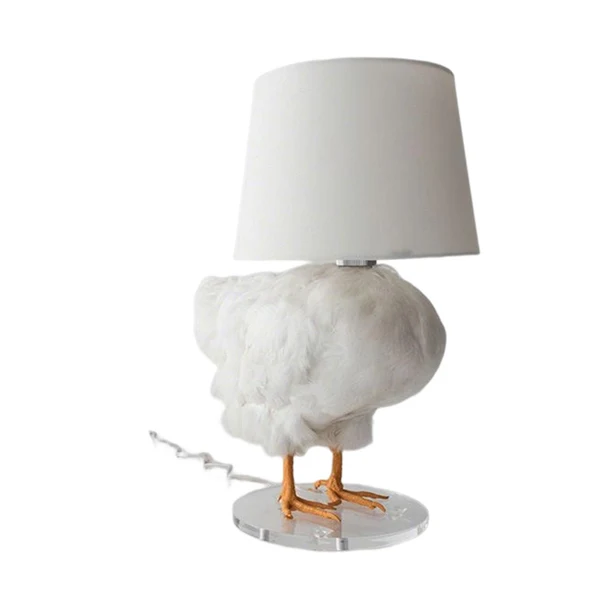 Luxury Maxbell Creative Chicken Lamps Decorative Sculpture Lantern Tabletop Craft User-Friendly