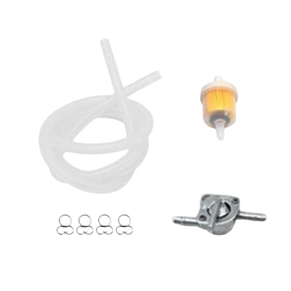 Elite Maxbell Professional Gas Fuel Switch with Filter Fuel Line for Motorcycle Clear Enhanced