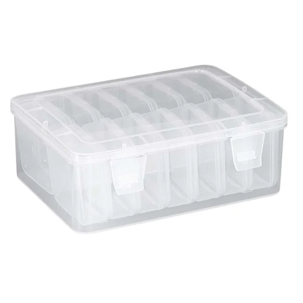 Sustainable Maxbell Diamond Painting Storage Box with 14 Mini Box Hardware for Thread Charms High-Quality