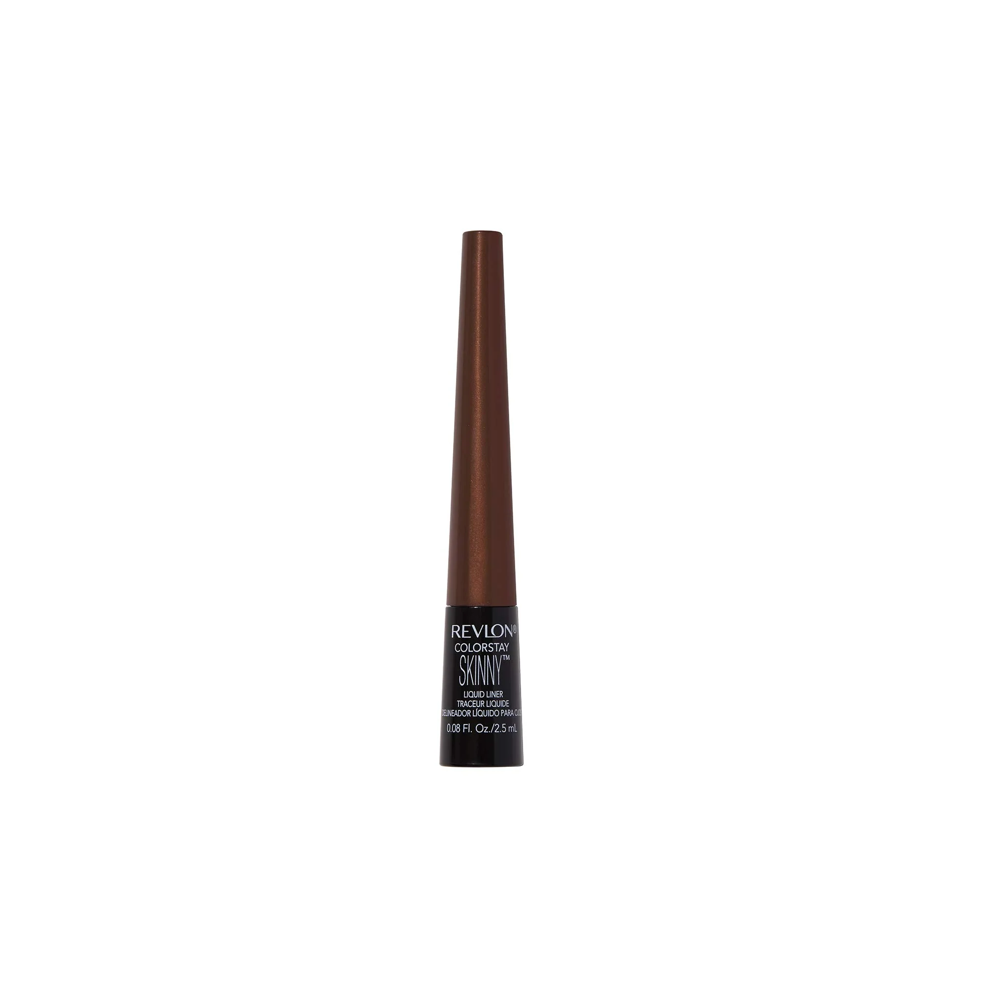 Trusted Revlon Skinny Liquid Eyeliner ColorStay Eye Makeup Waterproof Smudge-proof Longwearing with Ultra-Fine Tip Mahogany Flame 0.08 oz Stylish