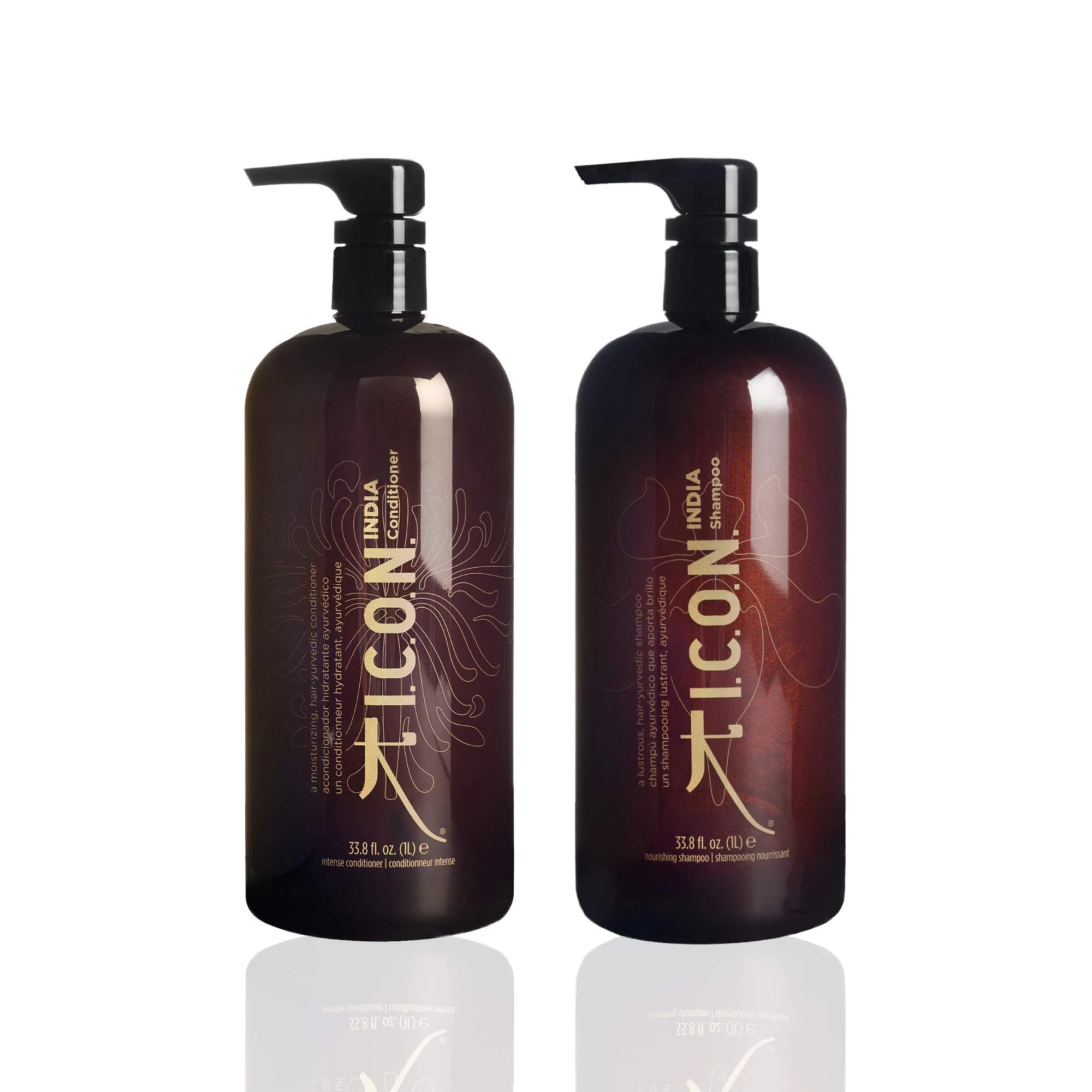 Authentic Icon India Shampoo and Conditioner Liter Duo by ICON Sophisticated