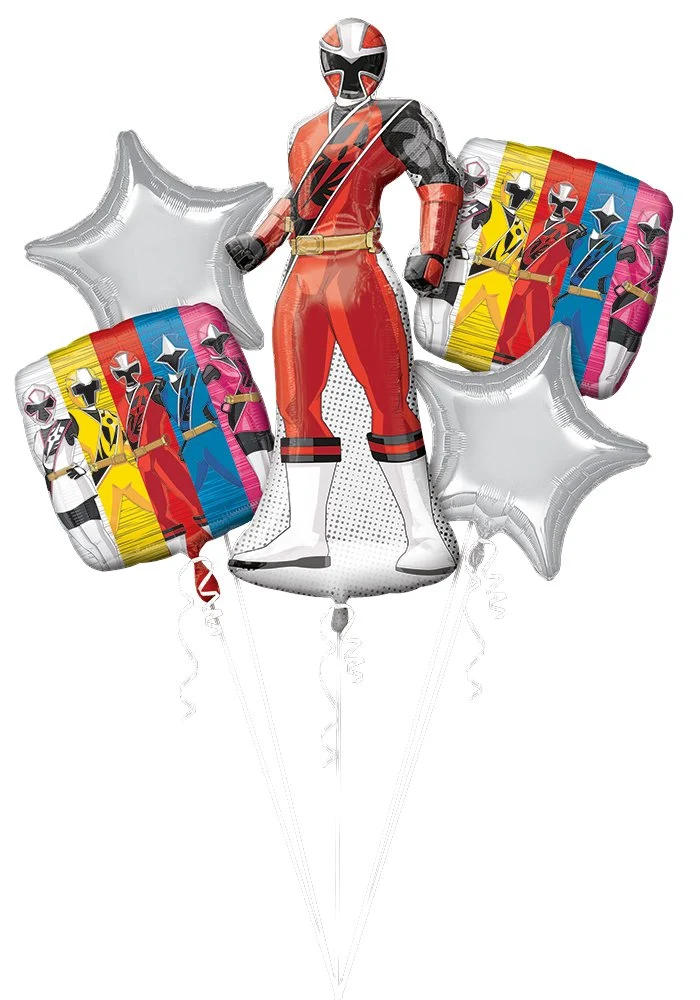 Durable Anagram BOUQUET POWER RANGER NINJA STEEL One size Red 86182 Effective
