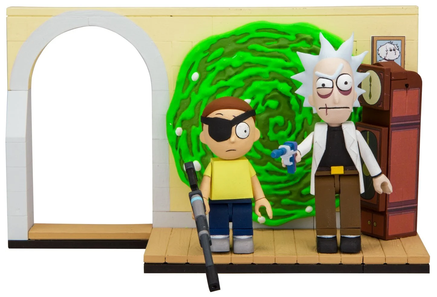 Environmentally Friendly McFarlane Toys Rick Morty Evil Rick Morty Small Construction Interlocking Building Set Sophisticated