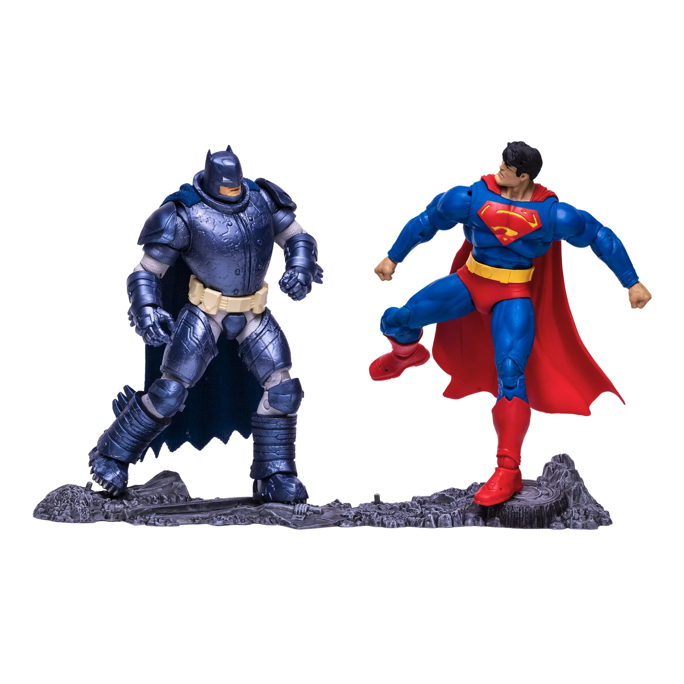 Contemporary DC Multiverse Superman . Batman The Dark Knight Returns 7 Action Figure Multipack Certified